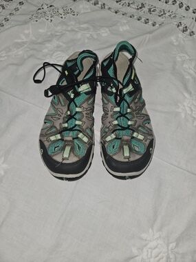 Merrell Teal and Gray Outdoor Sandal Sneakers